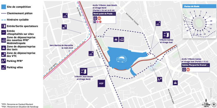 Extrait du guide du spectateur diffusé par Paris 2024.