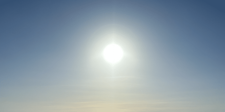 Soleil d'été caniculaire en Provence (Crédit Gomet')