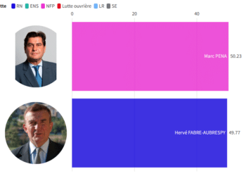 11e circo (Aix) : Marc Pena (NFP) remporte son duel avec Hervé Fabre-Aubrespy (RN)