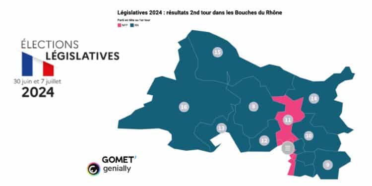 Second tour des législatives : les résultats dans les 16 circonscriptions de Bouches-du-Rhône