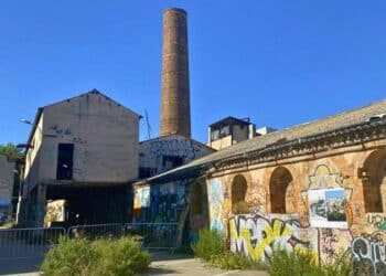La friche industrielle Legré-Mante, à la Madrague de Montredon, à Marseille (crédit : archives Gomet')