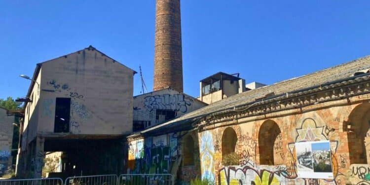 La friche industrielle Legré-Mante, à la Madrague de Montredon, à Marseille (crédit : archives Gomet')