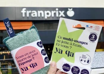 Ya.qa, la marque grande distribution d'Anotherway, vient d'arriver dans les magasins Franprix en région parisienne (crédit : Ya.qa)