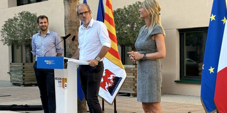 Alexandre Flageul, le président d'Ambition Capital jeudi 18 juillet à la Région sud (Crédit Gomet')