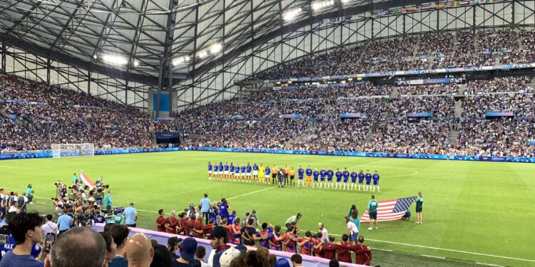 France - Etats-Unis au stade Vélodrome mercredi 23 juillet 2024 (Crédit ML)