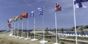 La Marina olympique à Marseille le 17 juillet 2024 (Crédit Jean Yves Delattre / Gomet')