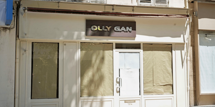 La boutique Olly Gan à Salon de Provence a fermé ses portes
