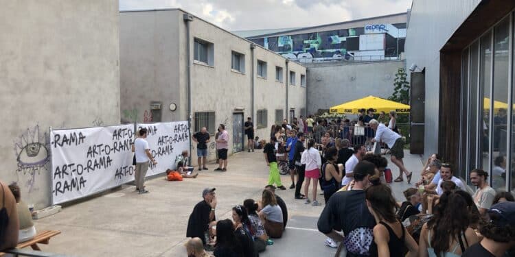 Pour la 3e année, les étudiants des Beaux-Arts de Marseille investissent la foire Art-o-Rama (Crédit archives Gomet')