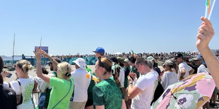 Au stade nautique des JO 2024 de voile à Marseille : une ambiance au top !