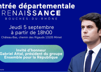 Gabriel Attal à Mimet