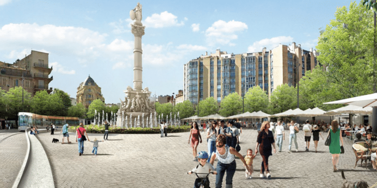 Visuel de la future Place Castellane