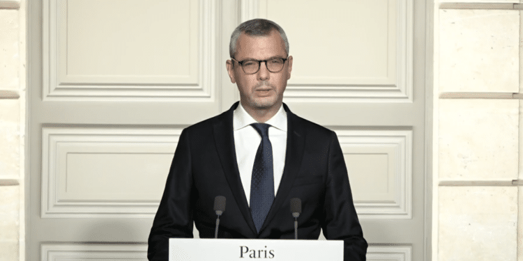 Alexis Kohler, le secrétaire général de l'Elysée le 21 septembre 2024 (Crédit capture d'écran Elysée)