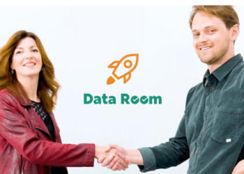 Aurélien Ducloux (La Baleine à Cabosse) et Sophie Grelaud (Odycé & Meditec) dans la Data Room (Crédit Gomet')