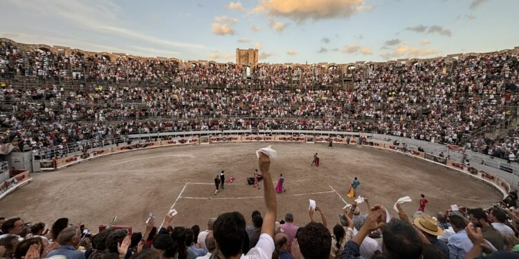La corrida goyesque de la feria du riz à Arles en 2024 (Crédit Gomet')