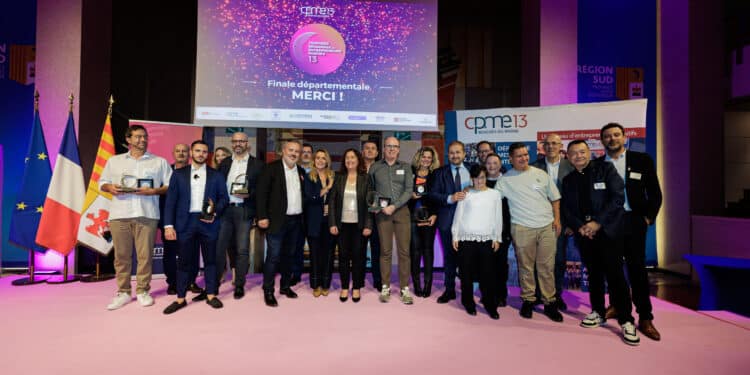 Les entrepreneurs récompensés par la CPME 13 à l'Hôtel de Région jeudi 17 octobre 2024 (Crédit : Photocea)