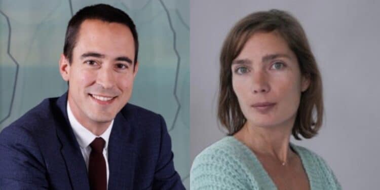 Maxence Eyraud (président) et Justine Camoin au directoire de MGI (Marseille)