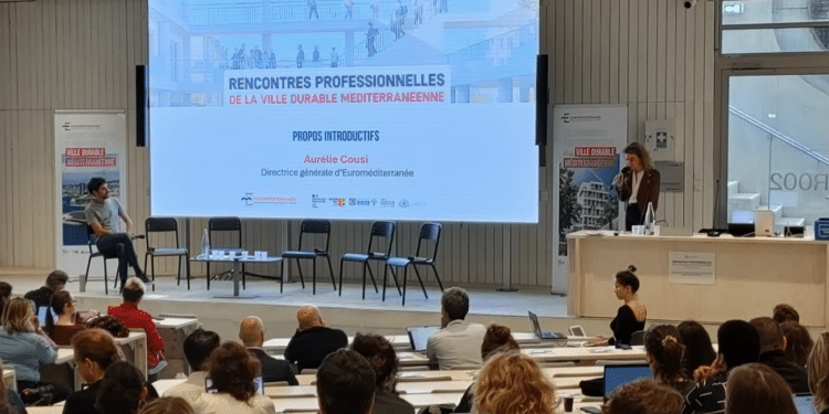 Rencontres professionnelles de la Ville durable Méditerranéenne, organisées par Euroméditerranée. (Crédit photo : Euroméditerranée)