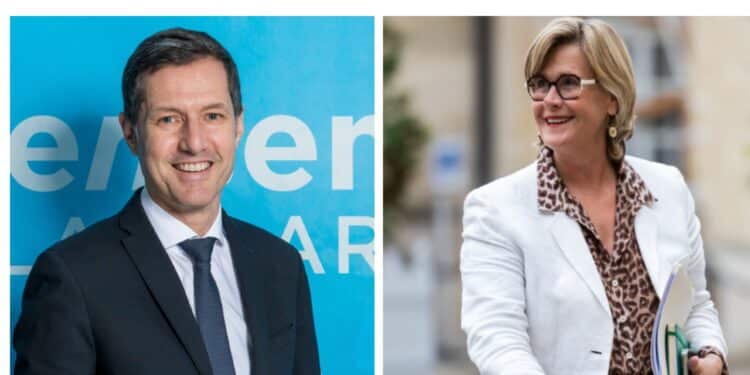 Nicolas Daragon et Marie-Agnès Poussier-Winsback (Crédit DR)