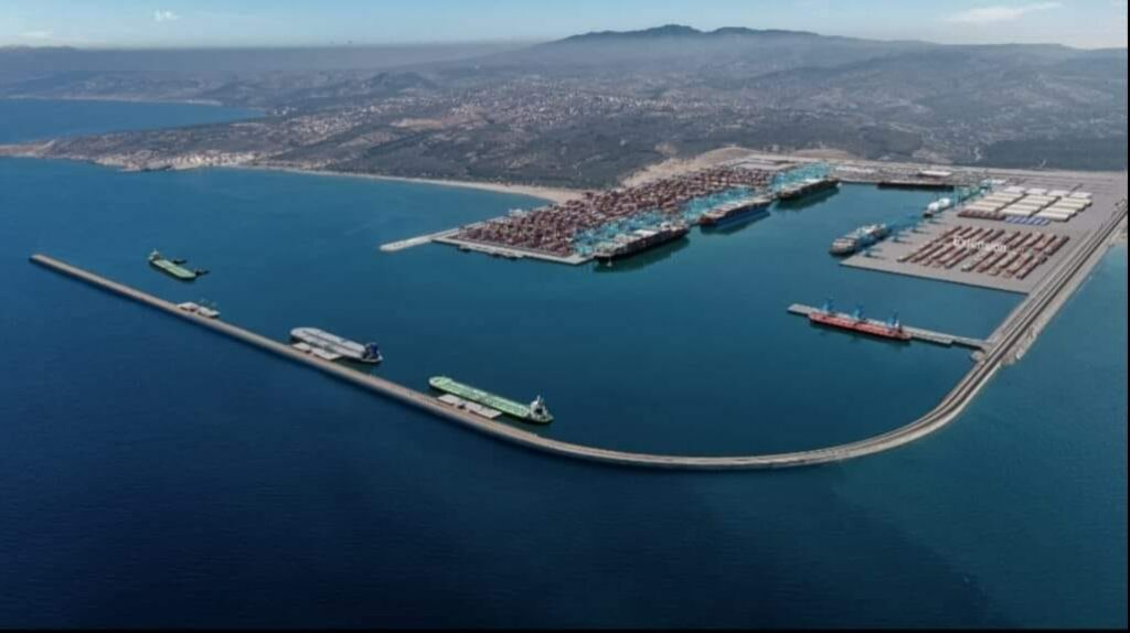Le port Nador West Med en construction © Nador West Med