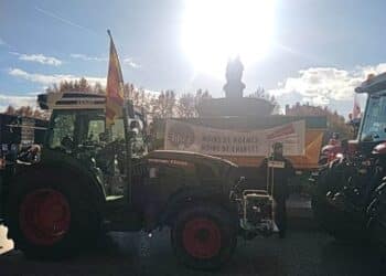 manifestation d'agriculteurs à Aix-en-Provence