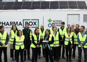 La Fondation CMA CGM lance PharmaBox, un conteneur innovant pour médicaments. (Crédit photo : Gomet)