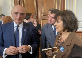 Le ministre de la justice Didier Migaud à la Préfecture des Bouches-du-Rhône, vendredi 8 novembre (crédit : JRG / Gomet')