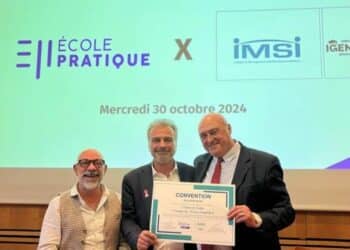 Signature de la convention entre l'IMSI et l'Ecole Pratique de la CCI
