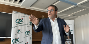 Laurent Fromageau, directeur général du Crédit Agricole Alpes Provence (Crédit Gomet')