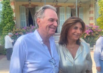 Renaud Muselier et Martine Vassal lors de la rentrée politique d'Une génération pour Marseille en septembre 2024 (crédit : JRG / Gomet')