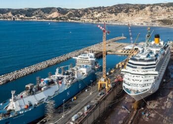 Forme 10 sur le Chantier naval de Marseille (crédit : CNM)