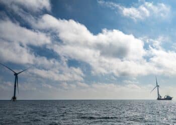 La ferme éolienne Provence grand large d'EDF (crédit :: JYD / Gomet')