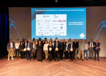 Les lauréats et partenaires des Trophées de la RSE 2024 (Crédit LabRSE)