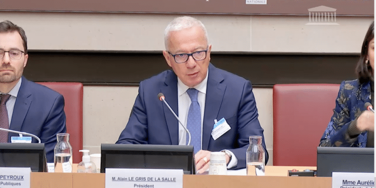 Alain Le Grix de la Salle à l’assemblée Nationale ce mercredi 22 novembre (Crédit AN)
