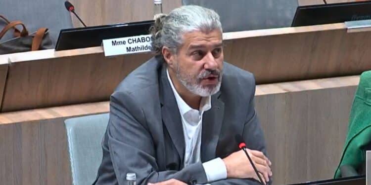 Hervé Menchon se met en retrait du groupe écologistes et pluriel-s (crédit : capture Ville de Marseille)