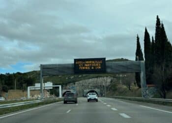 A55 A7 aux Pennes Mirabeau