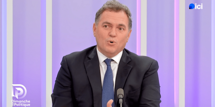 Capture d'écran Philipe Tabarot, ministre des Transports en replay - Dimanche en politique - France 3 Côte d'Azur