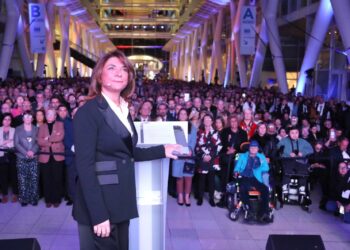 Martine Vassal le 30 janvier à l'Hôtel du Département (Crédit CD 13)