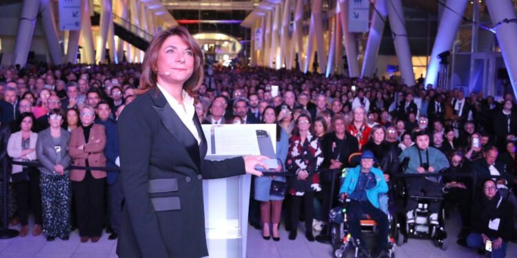 Martine Vassal le 30 janvier à l'Hôtel du Département (Crédit CD 13)