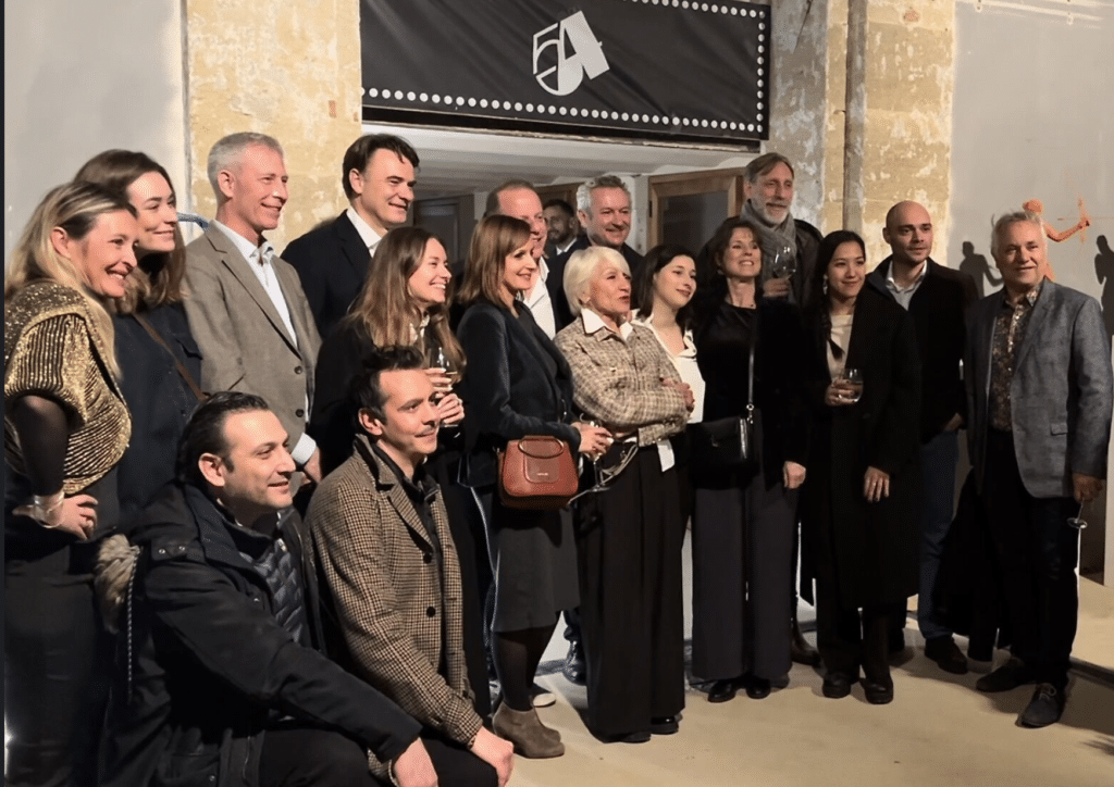 Les membres du Cercle des mécènes d'Art-o-rama réunis pour les voeux 2025 (Crédit DR)
