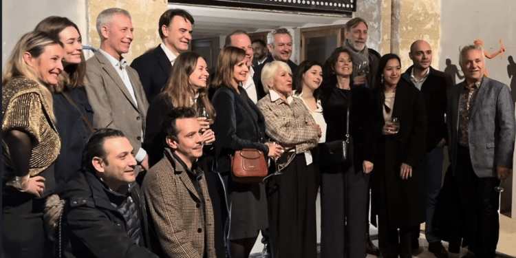 Les membres du Cercle des mécènes d'Art-o-rama réunis pour les voeux 2025 (Crédit DR)