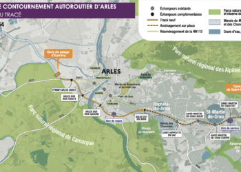 Enquête publique contournement autoroutier d'Arles (Crédit Dreal)