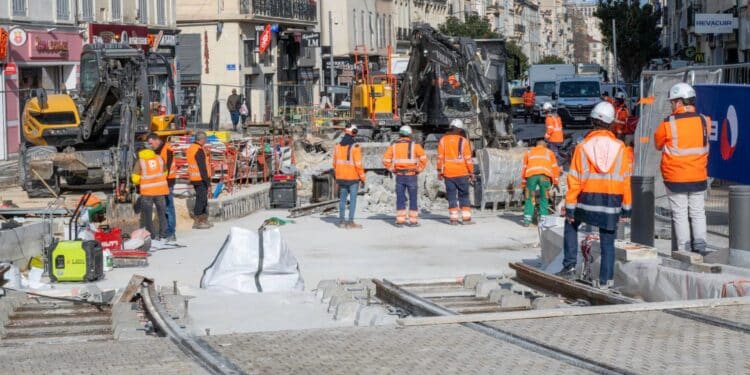 [En images] Le raccordement « crucial » du tramway de Castellane à la Rue de Rome