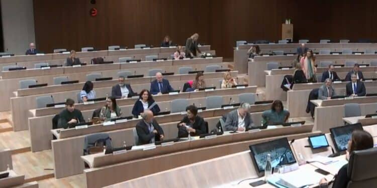 François Poupard a publiquement pris ses fonctions à l'occasion du conseil municipal du 28 février (crédit : capture d'écran Ville de Marseille)