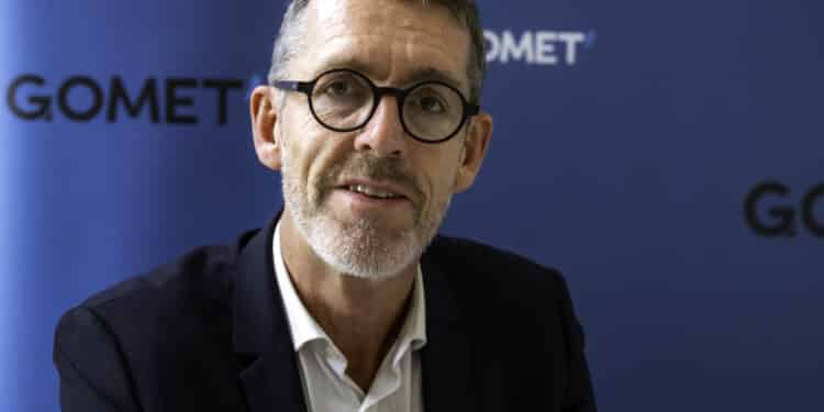 Jules Nyssen lors de 1er forum Nos énergies en question(s) organisé le 2 octobre 2024 à Centrale Méditerranée à Marseille (Crédit JYD/Gomet')