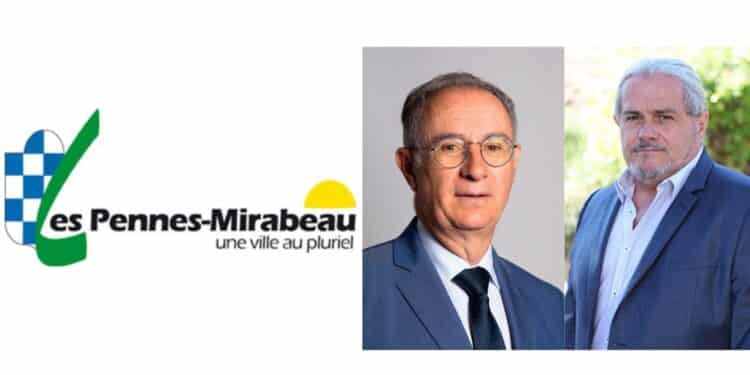 Michel Amiel et son Premier adjoint, Jean-Marc Leonetti