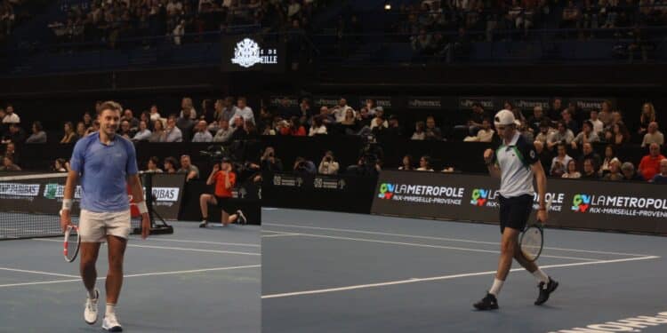 Hamad Medjedovic et Ugo Humbert, crédits photo : Bertrand Connin / Gomet'