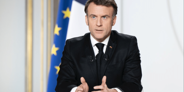 Emmanuel Macron le 5 mars 2025