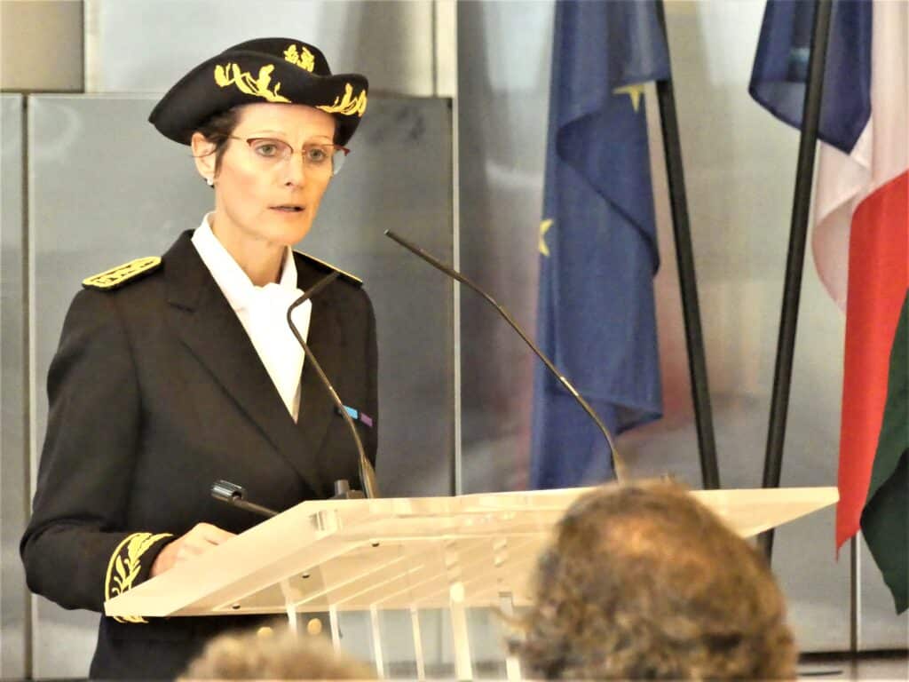 Corinne Simon occupera prochainement les fonctions de préfète déléguée préfiguratrice de la future préfecture de police déléguée auprès du préfet de police des Bouches-du-Rhône (crédit : Préfet du Val-de-Marne via X)