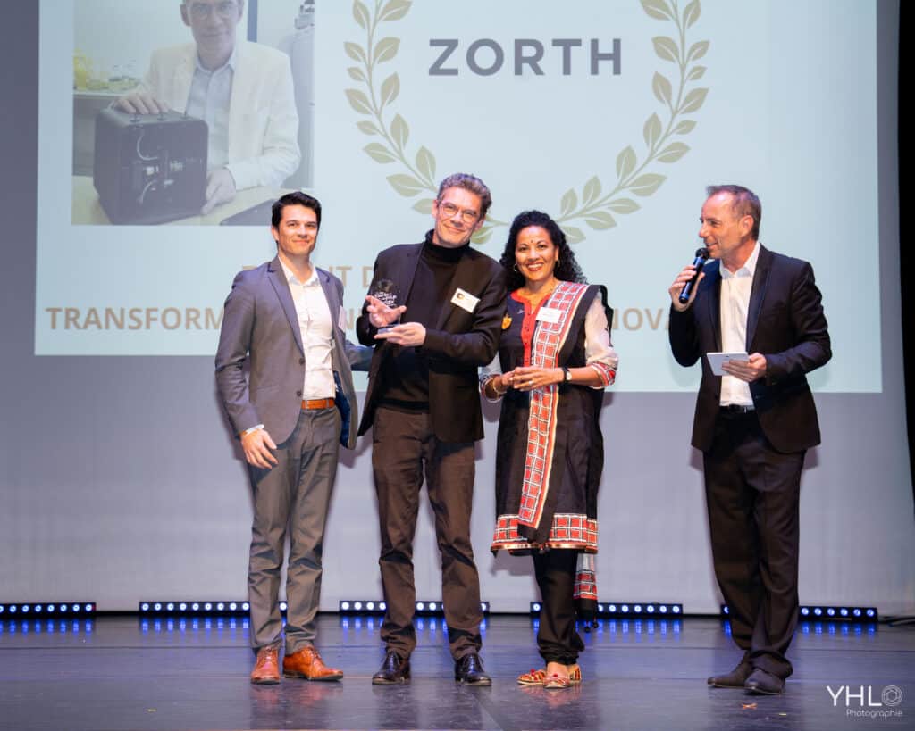 David Mendels et ses collaborateurs de Zorth ont été récompensés lors de la soirée (crédit photo : Yves Tenaglia)