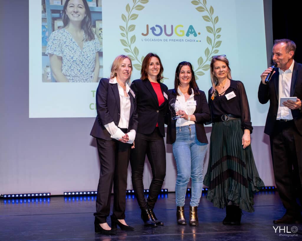 Laura Bos et son entreprise Jouga ont été distinguées (crédit photo : Yves Tenaglia)